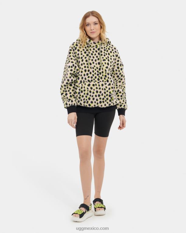 Lima 00NF104 UGG mujer sudadera con capucha sherpa loyra animalia