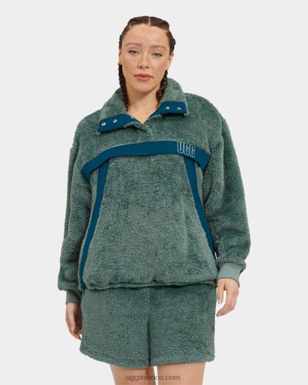 aloe vera/azul medianoche 00NF1287 UGG mujer gayel sherpa medio complemento