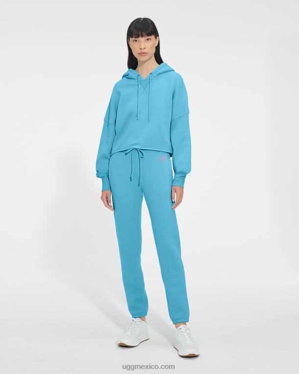 azul bahama 00NF1289 UGG mujer sudadera corta keira