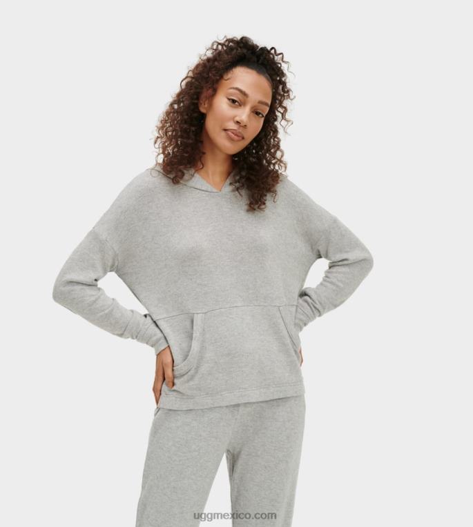 brezo gris 00NF1330 UGG mujer sudadera con capucha elettra