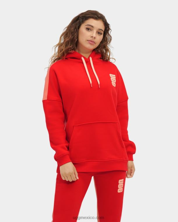 encender / pétalo 00NF1145 UGG mujer sudadera con capucha simone dos tonos
