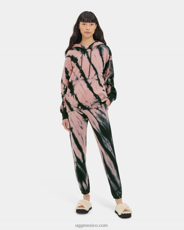 maderarosa 00NF129 UGG mujer tatiana sudadera con capucha tie dye