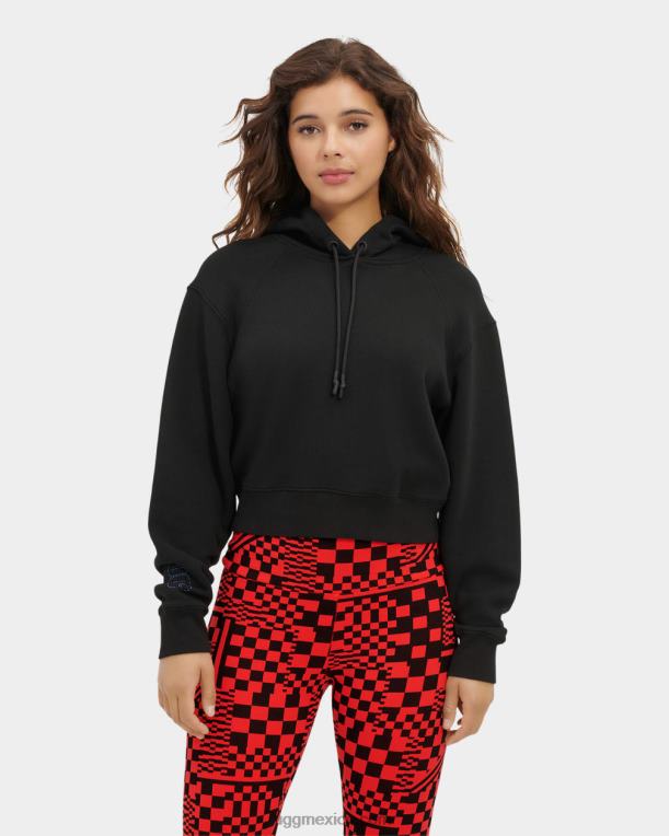 negro 00NF999 UGG mujer sudadera con capucha mallory