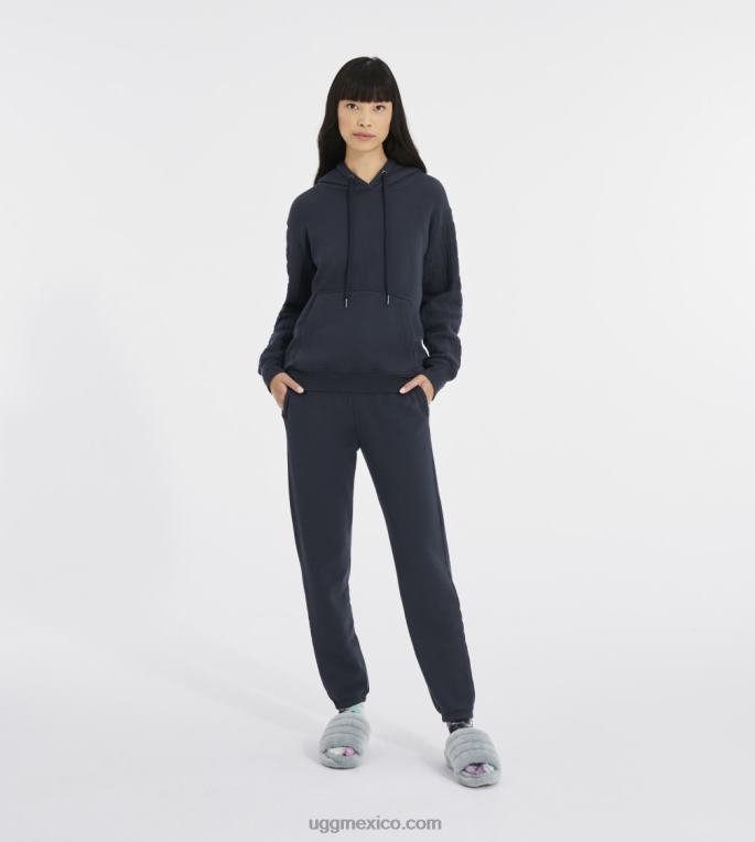 ónix 00NF1185 UGG mujer sudadera con capucha y logo de Tatiana