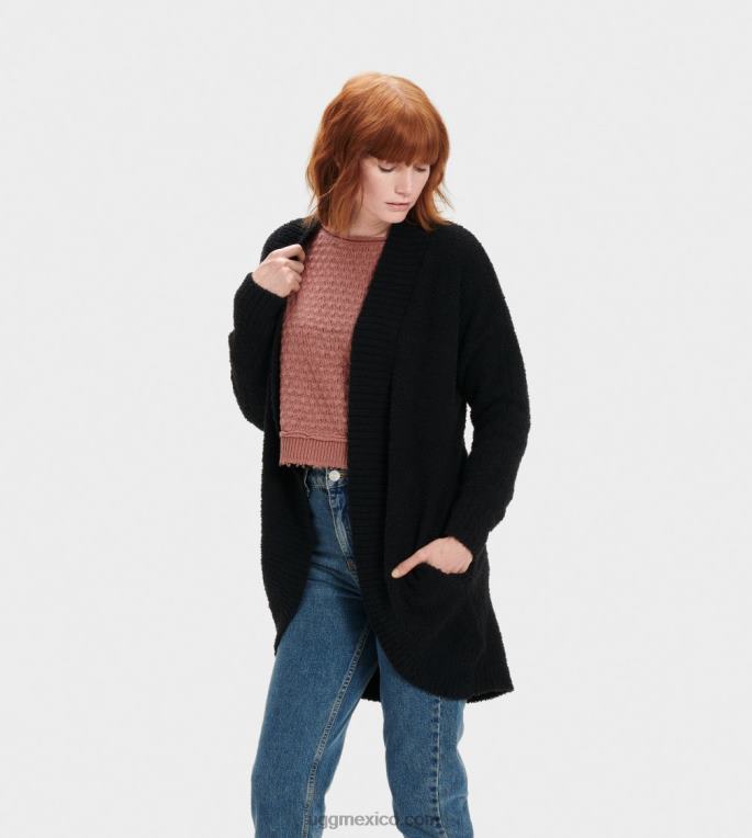 negro 00NF1042 UGG mujer cárdigan fremont