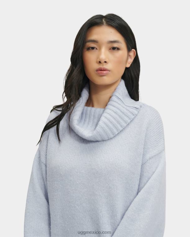 niebla del océano 00NF1126 UGG mujer jersey de cuello vuelto lylah metalizado