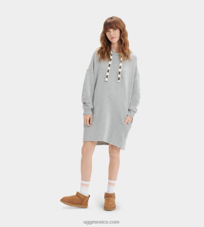 brezo gris 00NF1325 UGG mujer vestido con capucha aderyn
