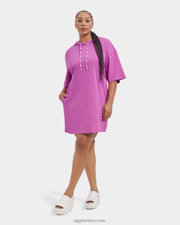 fabuloso 00NF919 UGG mujer vestido estilo camiseta con capucha kassey
