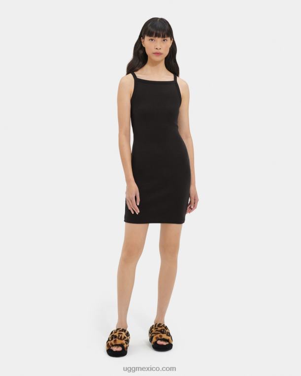 negro 00NF1315 UGG mujer vestido de canalé