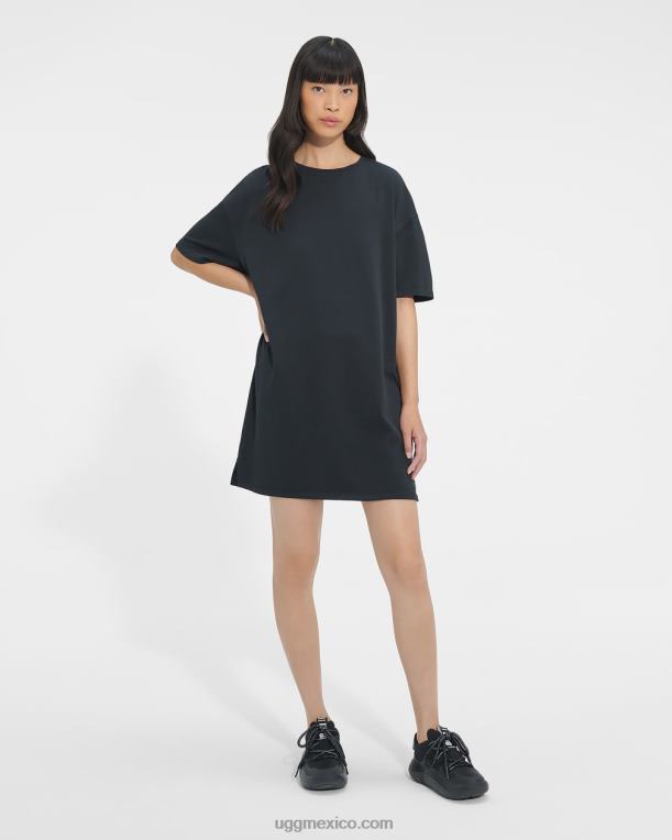 negro 00NF2197 UGG mujer vestido estilo camiseta