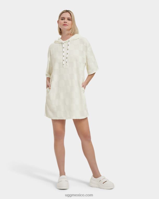nimbo 00NF872 UGG mujer vestido kassey con capucha a cuadros