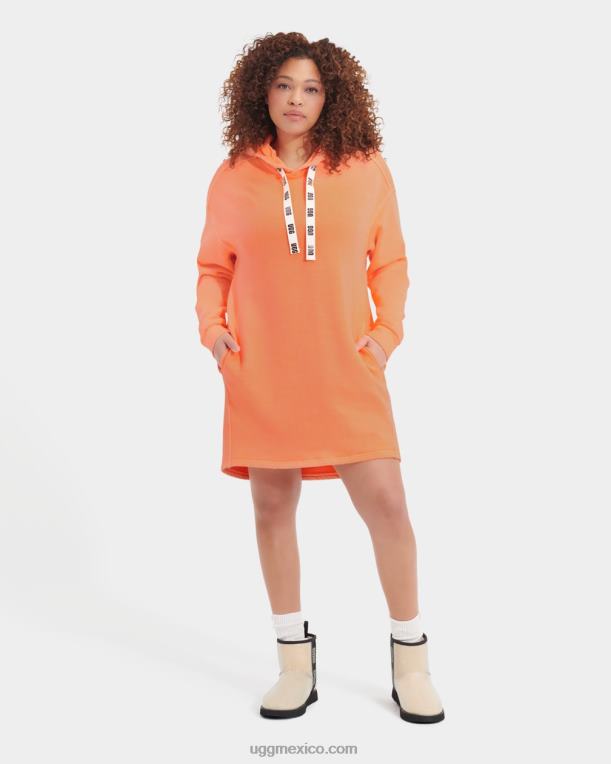 sorbete de naranja 00NF1327 UGG mujer vestido con capucha aderyn