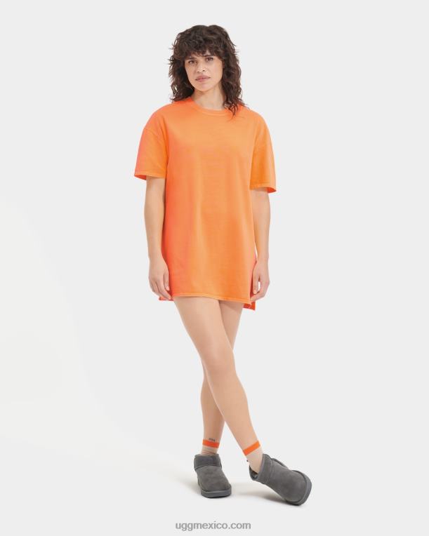 sorbete de naranja 00NF2228 UGG mujer vestido estilo camiseta