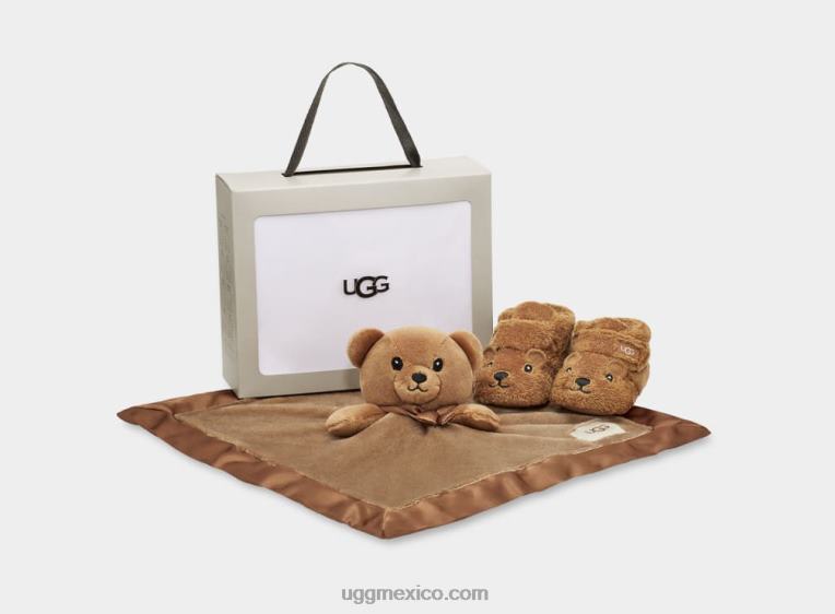 castaña 00NF2020 UGG bebé bixbee y lovey bear peluche