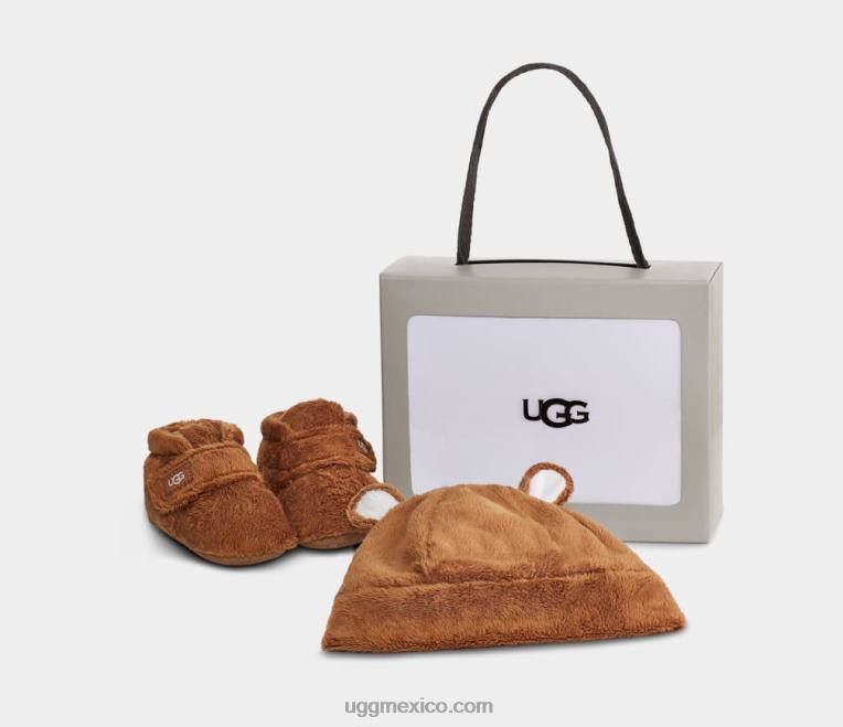 castaña 00NF2033 UGG bebé bixbee y gorro