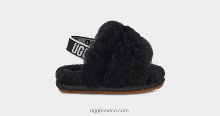 negro 00NF335 UGG bebé pelusa, sí, diapositiva