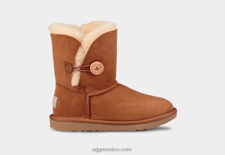 castaña 00NF1709 UGG niños bota bailey button ii