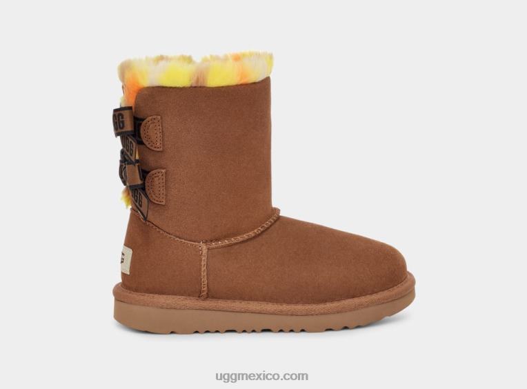 castaña 00NF1773 UGG niños bailey arco plaid punk