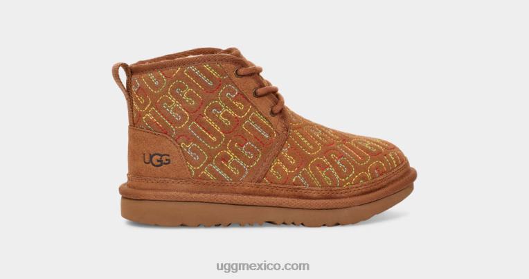 castaña 00NF1790 UGG niños punto gráfico neumel ii