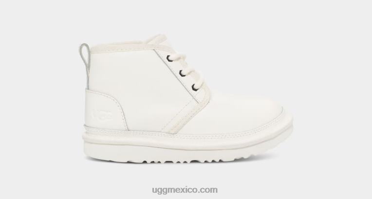 cuero blanco/blanco 00NF2085 UGG niños neumel ii de cuero