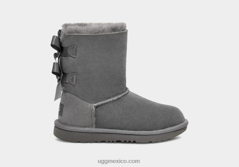 gris 00NF2327 UGG niños bota bailey bow ii