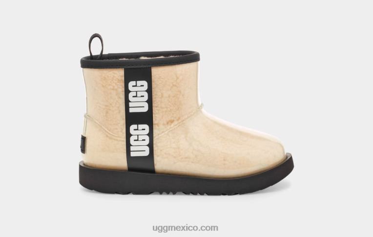 natural/negro 00NF1749 UGG niños clásico transparente mini ii