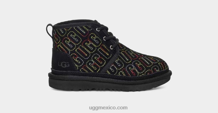 negro 00NF1791 UGG niños punto gráfico neumel ii