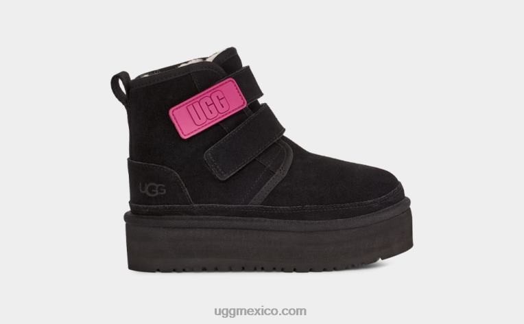 negro 00NF2082 UGG niños plataforma neumel
