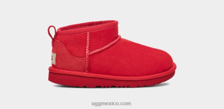 rojo samba 00NF1738 UGG niños clásico ultra mini
