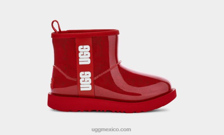 rojo samba 00NF1753 UGG niños clásico transparente mini ii