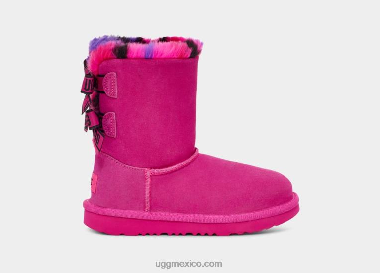 rosa de roca 00NF1774 UGG niños bailey arco plaid punk