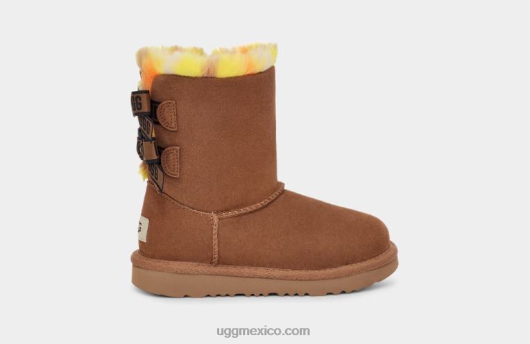 castaña 00NF1985 UGG niños pequeños bailey arco plaid punk