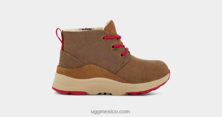 nogal/cuero rojo samba 00NF1986 UGG niños pequeños canoa iii tiempo