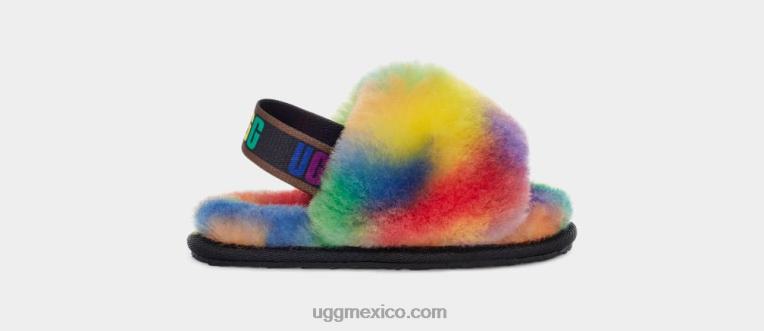 arcoíris 00NF323 UGG niños pequeños pelusa sí orgullo
