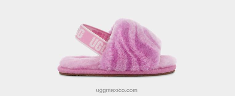 flor silvestre 00NF1994 UGG niños pequeños pelusa sí ondulado