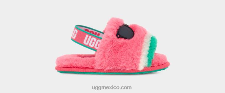 sandía 00NF305 UGG niños pequeños pelusa, sí, relleno de sandía