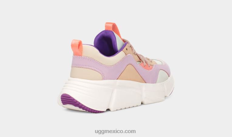 lila multi 00NF855 UGG mujer cuero encaje calle