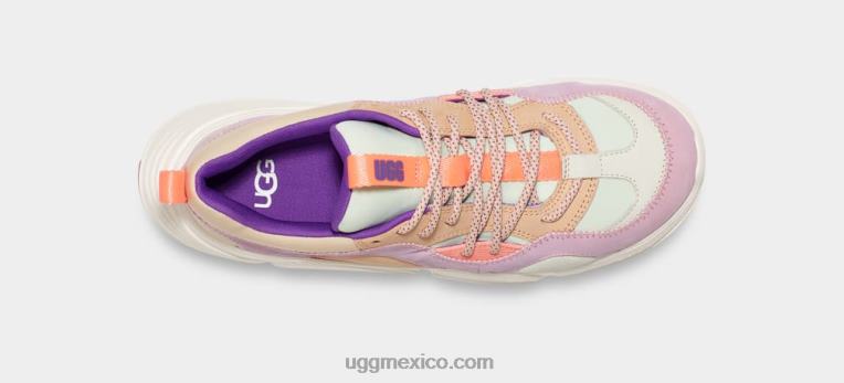 lila multi 00NF855 UGG mujer cuero encaje calle