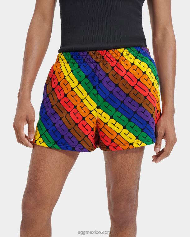 logotipo del arco iris 00NF121 UGG todos los géneros orgullo corto de noni