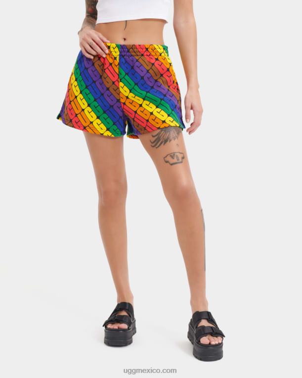 logotipo del arco iris 00NF121 UGG todos los géneros orgullo corto de noni