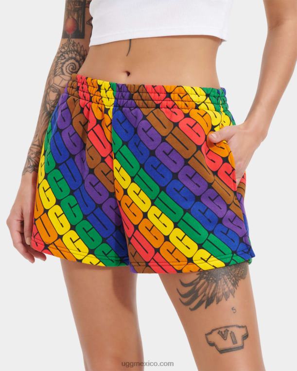 logotipo del arco iris 00NF121 UGG todos los géneros orgullo corto de noni