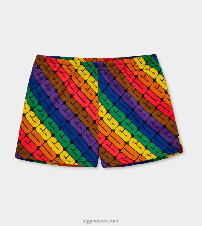 logotipo del arco iris 00NF121 UGG todos los géneros orgullo corto de noni