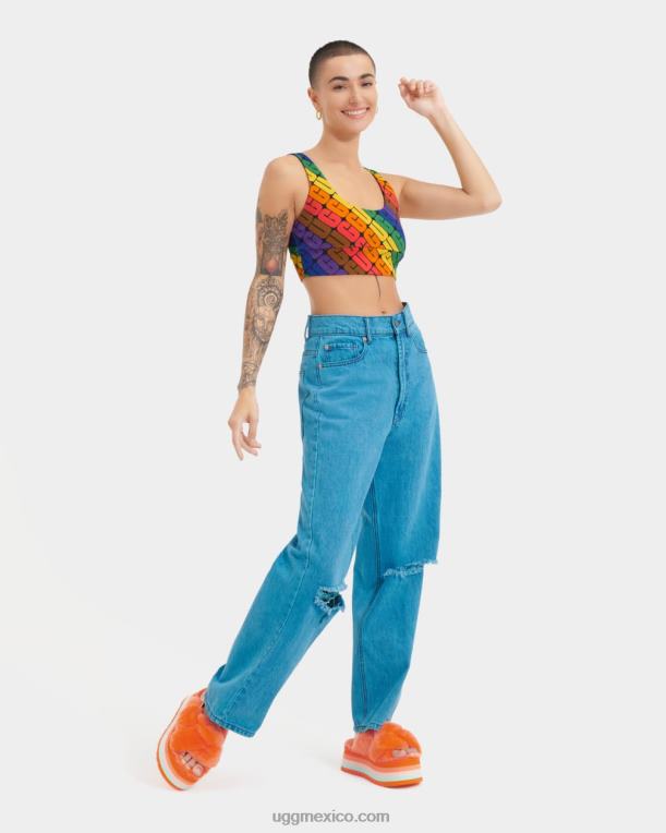 logotipo del arco iris 00NF190 UGG todos los géneros orgullo bralette zayley