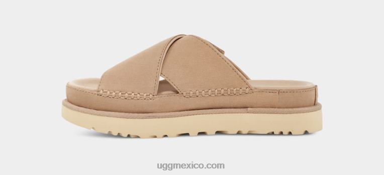 madera a la deriva 00NF437 UGG mujer tobogán cruzado goldenstar