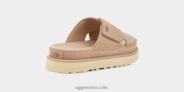 madera a la deriva 00NF437 UGG mujer tobogán cruzado goldenstar