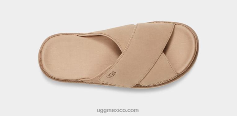 madera a la deriva 00NF437 UGG mujer tobogán cruzado goldenstar