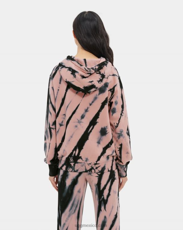 maderarosa 00NF129 UGG mujer tatiana sudadera con capucha tie dye