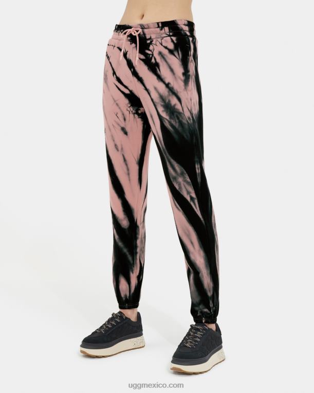 maderarosa 00NF132 UGG mujer daniella pantalón de chándal teñido anudado