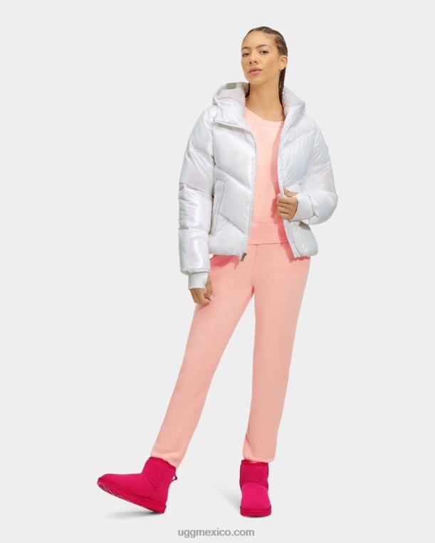 metálico 00NF89 UGG mujer puffer corto ronney metalizado