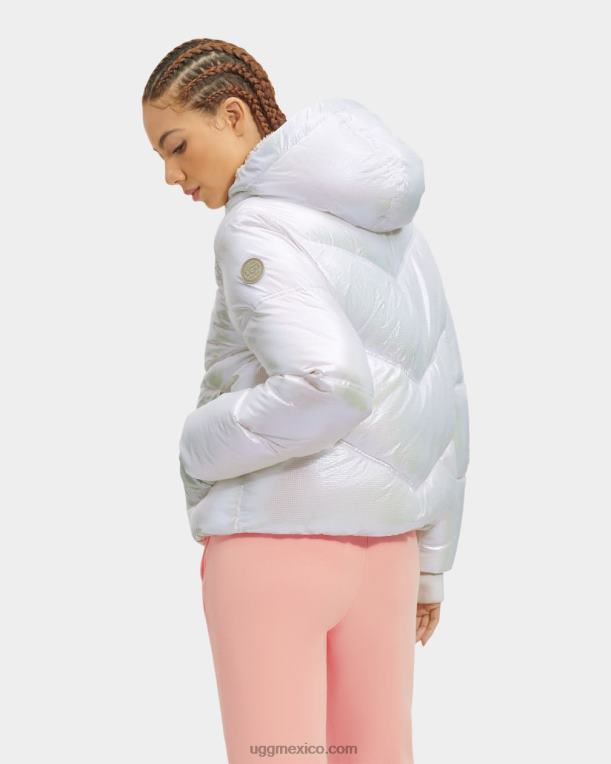 metálico 00NF89 UGG mujer puffer corto ronney metalizado